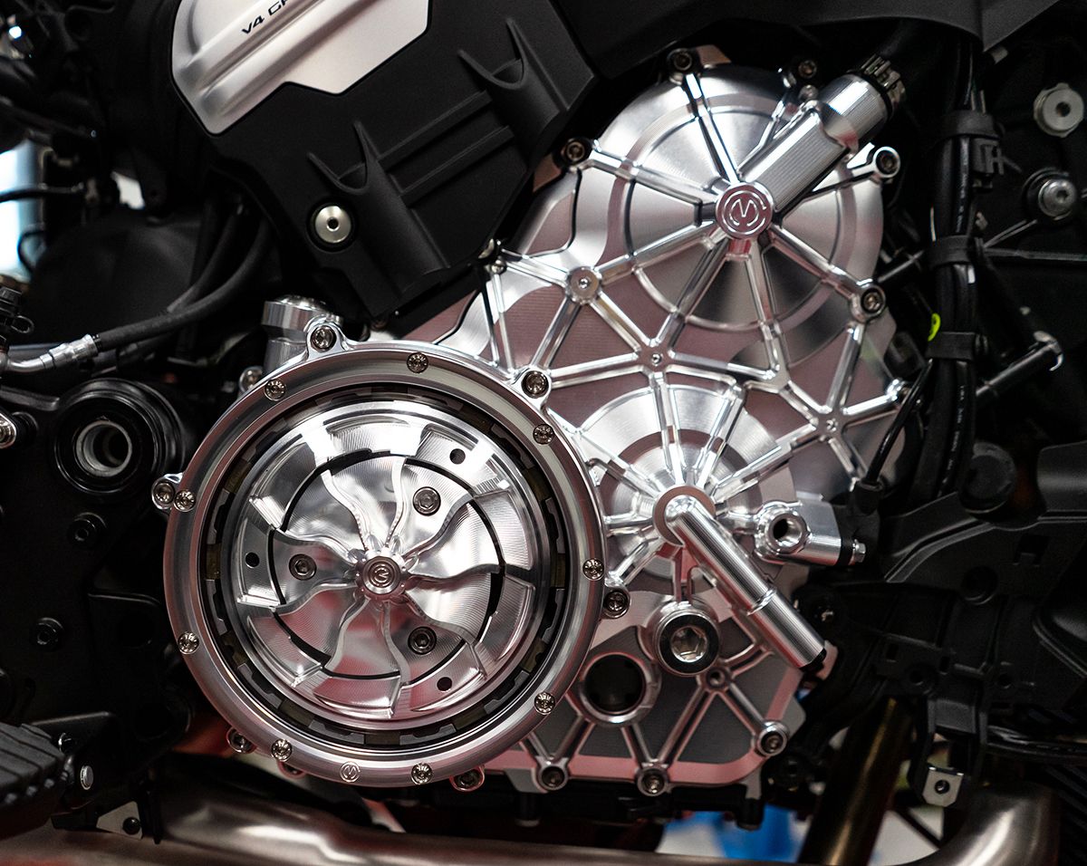 Motocorse Billet Aluminum Clutch Crankcase Cover for the Ducati Streetfighter V4 (20-24) Motocorse Billet Aluminum Clutch Crankcase Cover for the Ducati Streetfighter V4 (20-24)